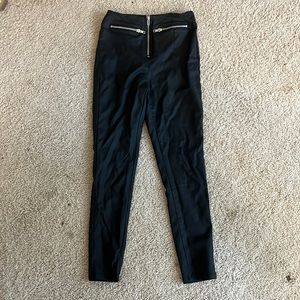 Princess Polly black faux leather pants